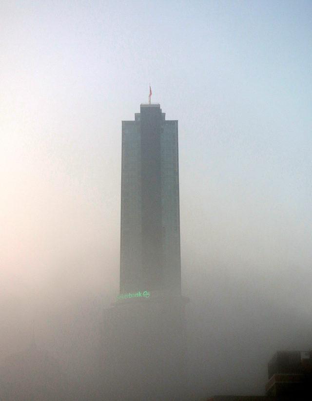 İstanbul'da sis etkili oluyor (2)