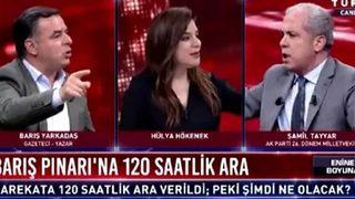 Barış Yarkadaş ile Şamil Tayyar canlı yayında birbirine girdi: Ahlaksız da sensin soytarı da