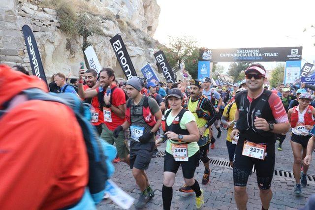 Salomon Kapadokya Ultra Trail yarışı başladı