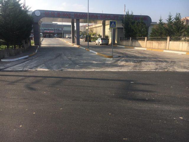 Kandıra Devlet Hastanesi yolu asfaltlandı