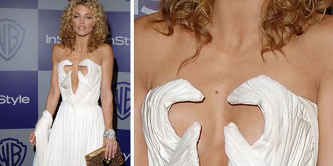 AnnaLynne Mccord'un ilgin&ccedil; elbisesi!