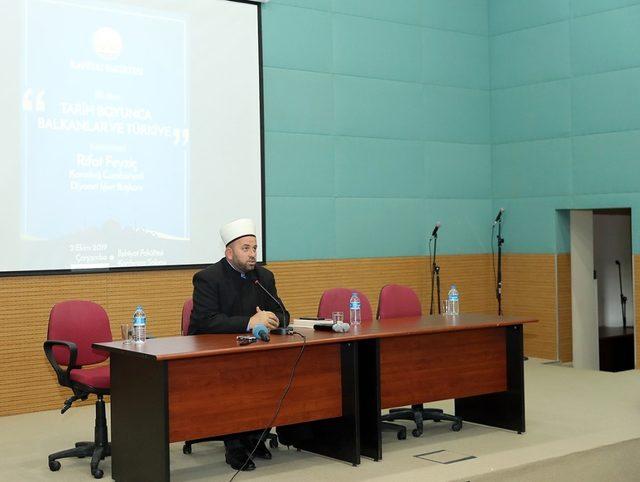 Karadağ Başmüftüsü Rifat Feyziç’ten, Trakya Üniversitesi İlahiyat Fakültesi’nde ilk ders 1