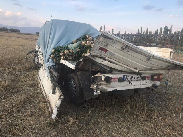 Antalya’da trafik kazası 1 ölü 4 yaralı