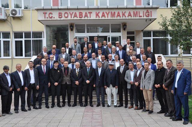 Boyabat&rsquo;ta 19 Ekim Muhtarlar G&uuml;n&uuml; kutlandı 2