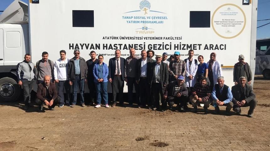Mobil Hayvan Hastanesi Horasan&rsquo;da