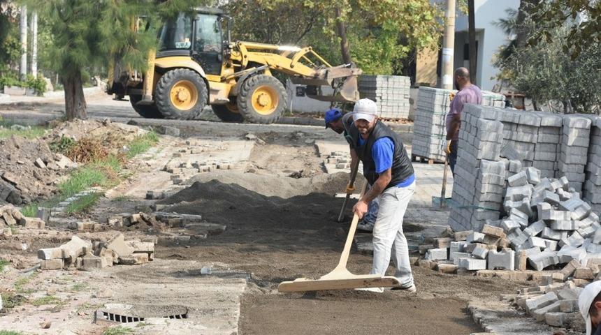 Yeni Şakran&rsquo;da yol d&uuml;zenleme mesaisi