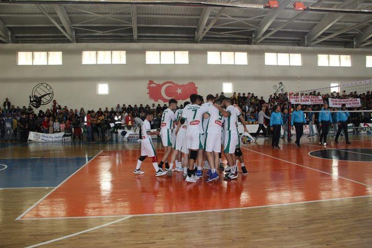 TVF Erkekler 1. Lig: Solhanspor: 3 - Hatay B. Belediye: 2 G4