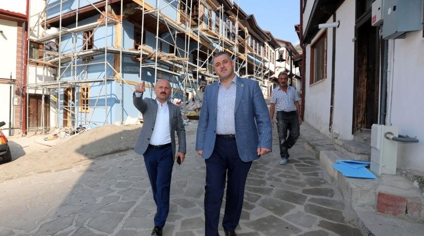 Vali Varol ile Milletvekili &Ccedil;ilez&rsquo;den Sofular Mahallesi&rsquo;ndeki &ccedil;alışmalara inceleme