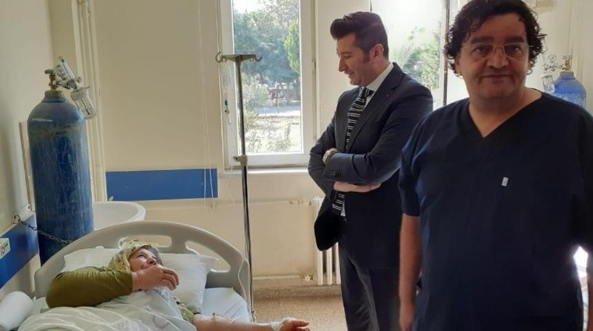 Bozyazı Kaymakamı Yalçın, tedavi gören hastaları ziyaret etti