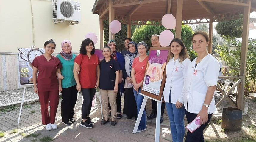 K&ouml;şk&rsquo;te kadınlar meme kanseri ile ilgili bilgilendirildi