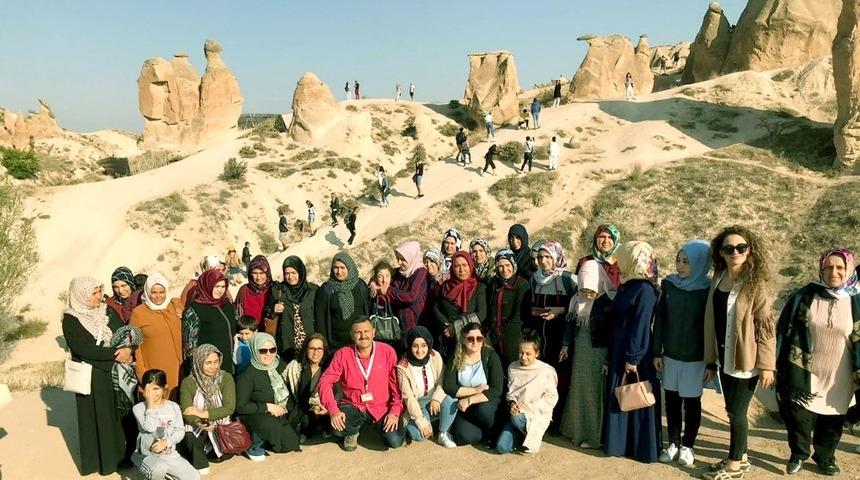 Arabanlı kursiyerlere Kapadokya gezisi