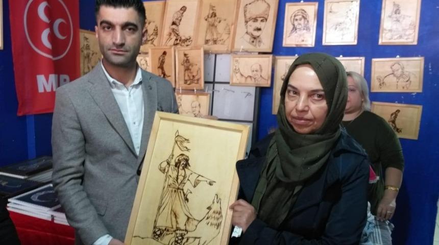 MHP Malatya İl Kadın Kolları sergi d&uuml;zenledi