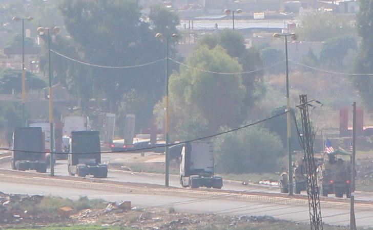ABD'nin Irak yönünden gelen konvoyu Suriye'de görüntülendi G3