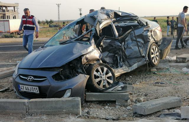 Mardin'de zincirleme kaza: 1 ölü, başsavcı ile 6 kişi yaralı