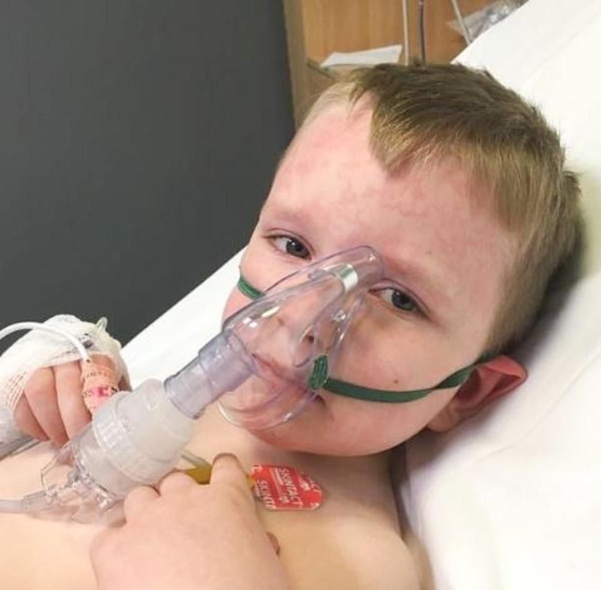 Bu &ccedil;ocuğun kış mevsimine alerjisi var!