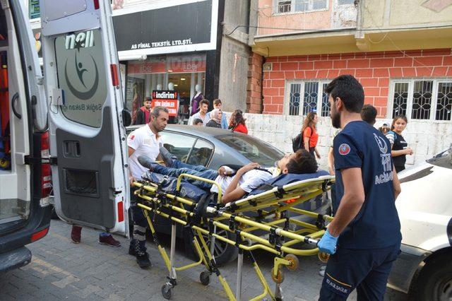 Otomobilin &ccedil;aptığı &ccedil;ocuk yaralandı 1