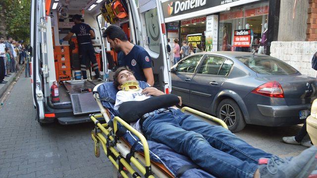 Otomobilin çaptığı çocuk yaralandı