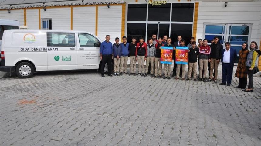 İl Tarım ve Orman M&uuml;d&uuml;rl&uuml;ğ&uuml;&rsquo;nden &ouml;ğrencilere S&uuml;t &Uuml;r&uuml;nleri İşletmesi&rsquo;ne teknik gezi