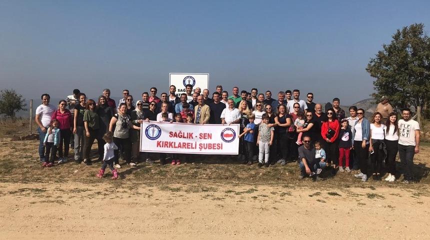 Sağlık-Sen&rsquo;den hatıra ormanı