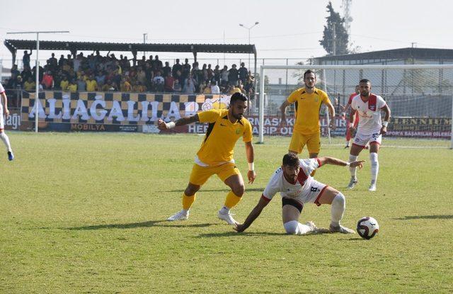 Aliağaspor FK deplasmandan 1 puanla döndü