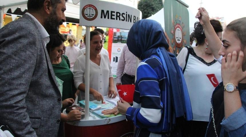 Mersin Barosu &Ccedil;amlıbel Sokak Festivali&rsquo;nde stant a&ccedil;tı