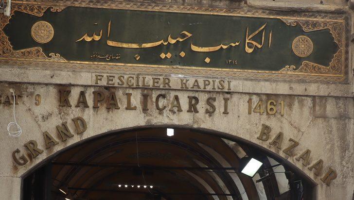 Kapalçarşı'da tarihi kitabeye matkaplı darbe G2