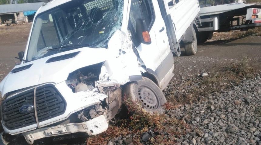 Muş&rsquo;ta tren kazası: 2 yaralı