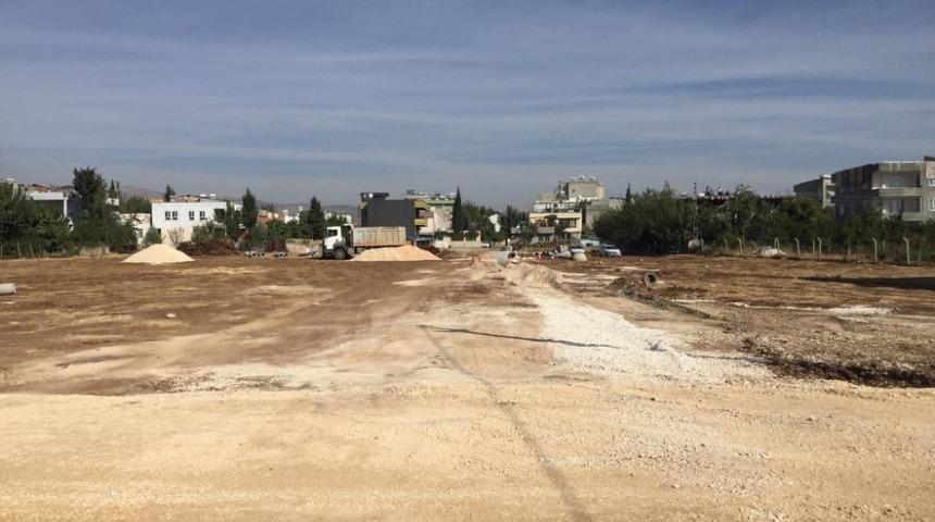 Bah&ccedil;ecik Mahallesi&rsquo;nde asfalt &ouml;ncesi hazırlık &ccedil;alışması