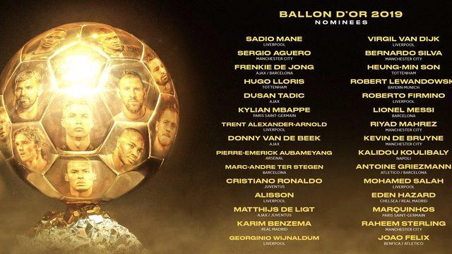 Altın Top (Ballon d'Or) adayları açıklandı