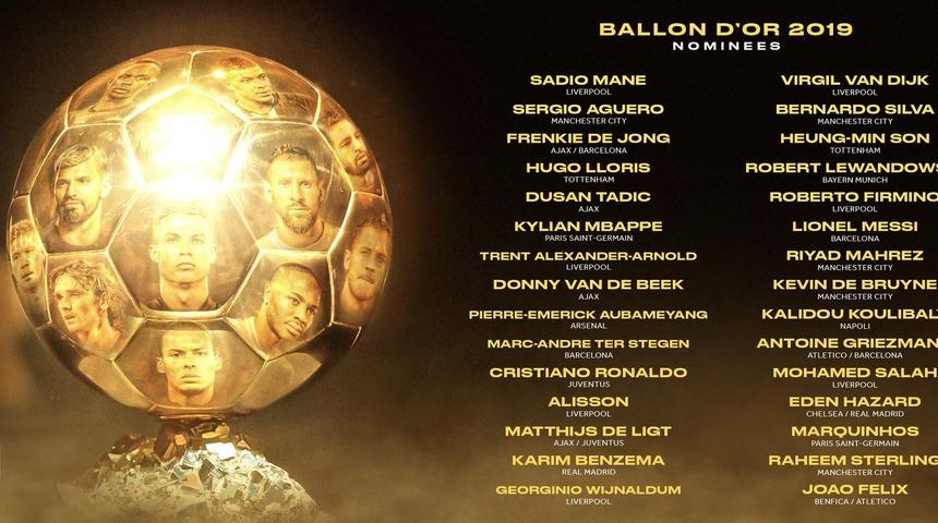 Altın Top (Ballon d'Or) adayları açıklandı