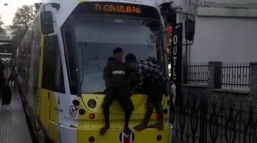 Gülhane'de yürekleri ağza getiren görüntü