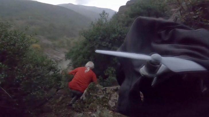 Karabük'te drone kurtarma operasyonu! Uçuruma tırmandılar G4