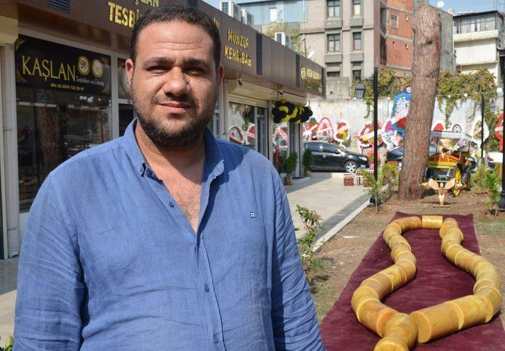 Adana'da 1 tonluk kehribar tespih! Guinness’e aday G5