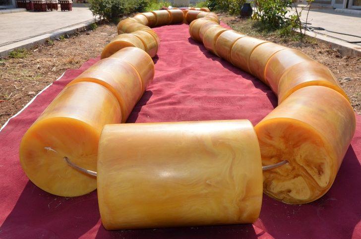 Adana'da 1 tonluk kehribar tespih! Guinness’e aday G4