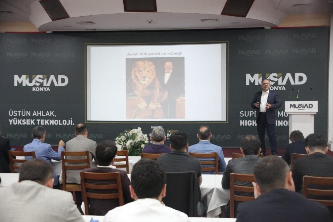 M&Uuml;SİAD&rsquo;ta iş hayatında algı y&ouml;netimi konuşuldu