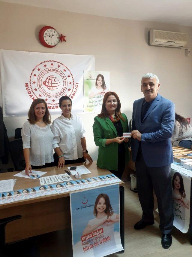 Mudanya Liman Başkanlığından organ bağışı