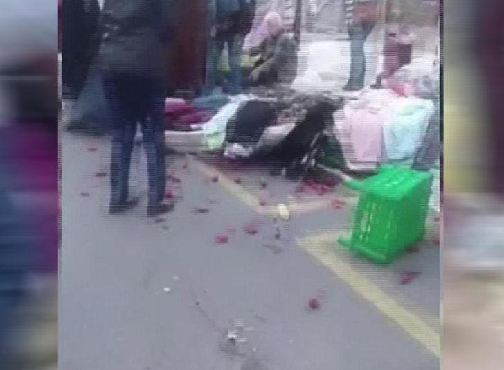 Kadıköy'de araç pazar yerine daldı! 2'si ağır 8 kişi yaralandı G4