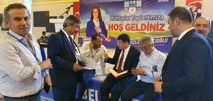 Başkan Özcan, toplantıya katılan muhtarlara teşekkür etti G5