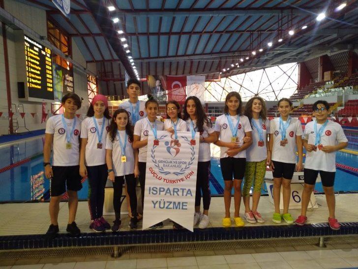 Ispartalı yüzücüler barajları başarıyla geçtiler G2