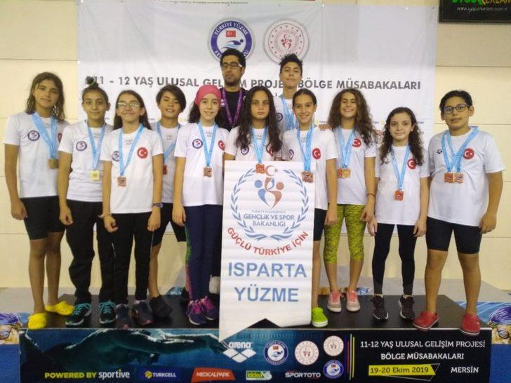 Ispartalı yüzücüler barajları başarıyla geçtiler G3