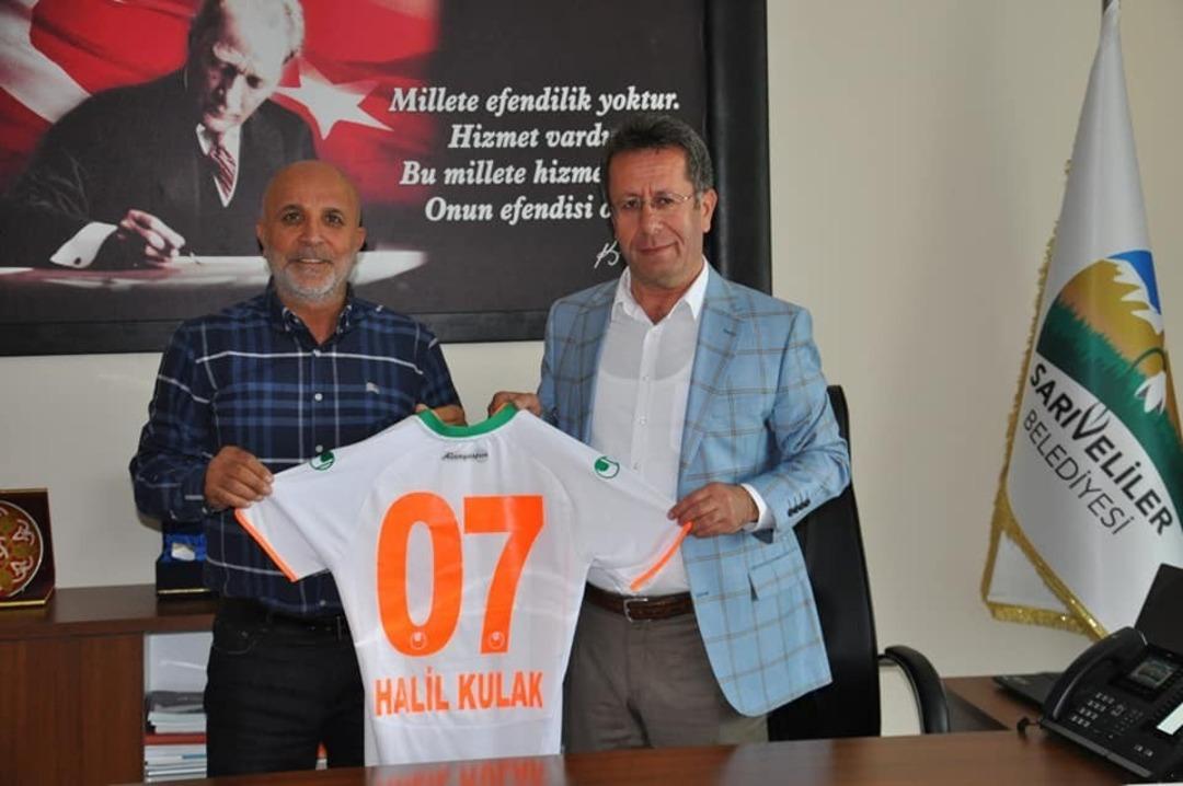 Alanyaspor Başkanı &Ccedil;avuşoğlu&rsquo;ndan Sarıveliler Belediyesine ziyaret