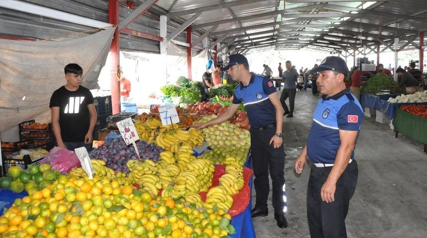 Toroslar&rsquo;da semt pazarlarına sıkı denetim