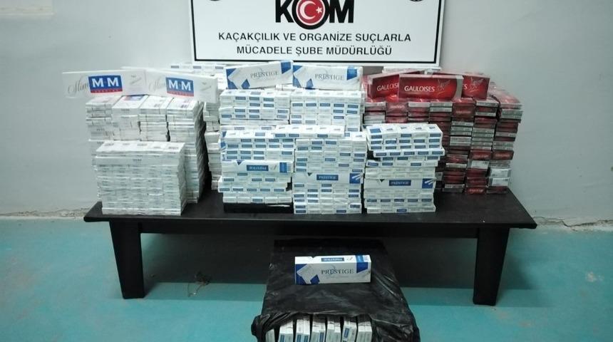 Siirt&rsquo;te 5 bin 340 paket ka&ccedil;ak sigara ele ge&ccedil;irildi