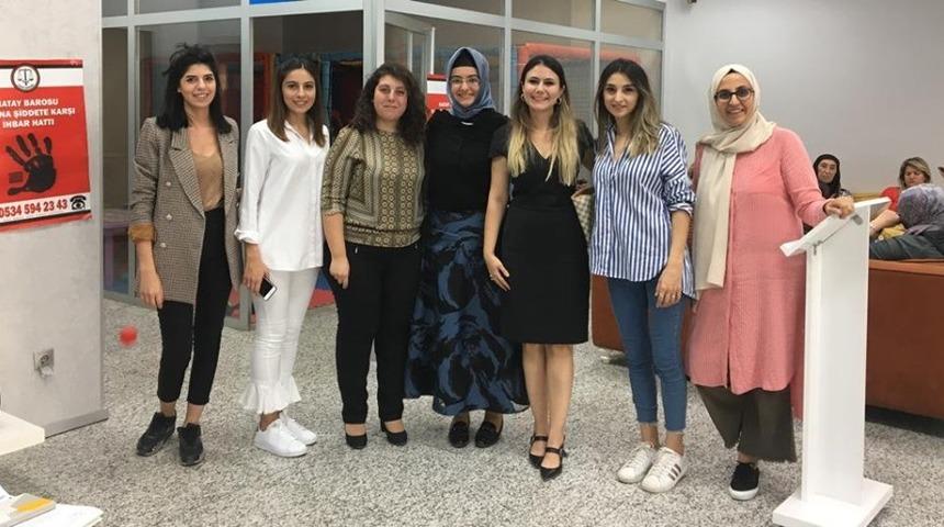 Hatay Barosu’ndan kadına şiddete yönelik bilgilendirme toplantısı