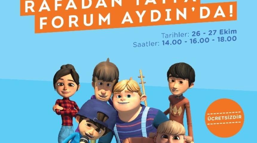 Rafadan Tayfa, Forum Aydın&rsquo;da &ccedil;ocuklar ile buluşacak