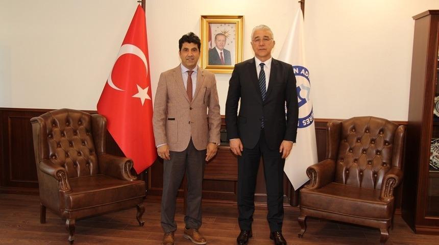 İl Emniyet M&uuml;d&uuml;r&uuml; Ekici&rsquo;den Rekt&ouml;r Aldemir&rsquo;e ziyaret