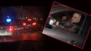 Polisten kaçtı, taksi durağına sığındı