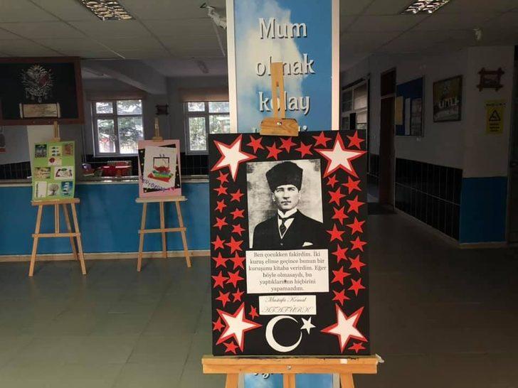 Emet’te kitap okuma afiş çalışmaları sergisi G2