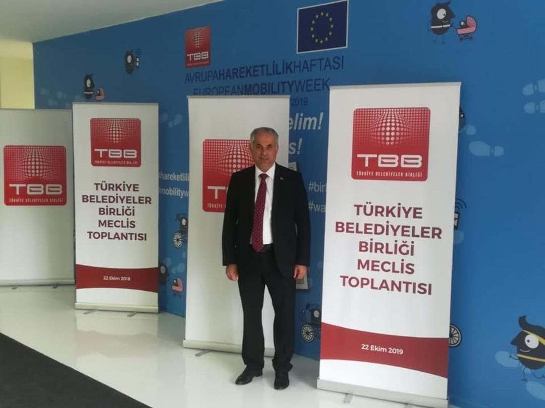 Başkan Yaman, T&uuml;rkiye Belediyeler Birliği Olağan Toplantısına katıldı