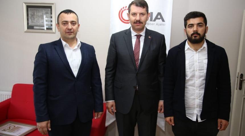 Ayhan&rsquo;dan İHA&rsquo;ya teşekk&uuml;r belgesi